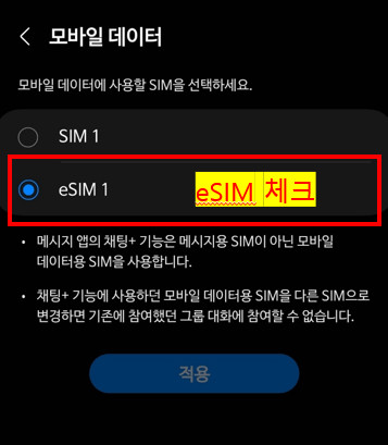 eSIM설정9
