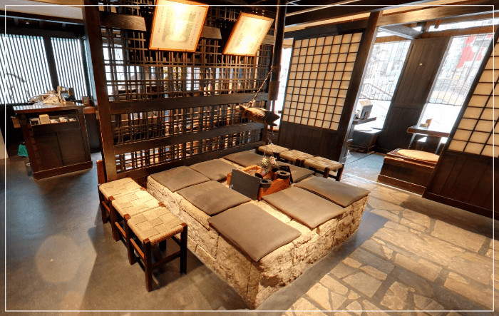 츠루통탄 소에몬쵸점내부모습