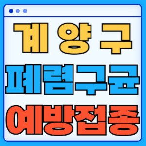 계양구 폐렴구균