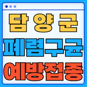 담양군 폐렴구균