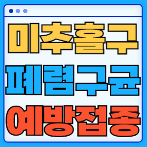 미추홀구 폐렴구균