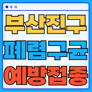 부산진구 폐렴구균