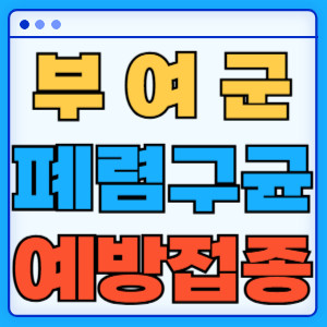 부여군 폐렴구균