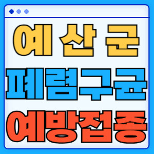 예산군 폐렴구균