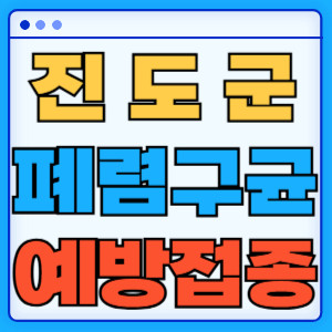 진도군 폐렴구균