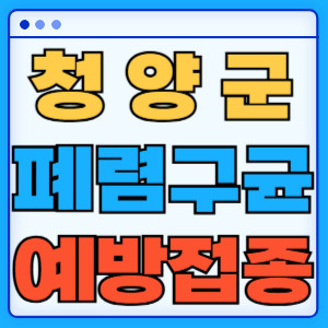청양군 폐렴구균