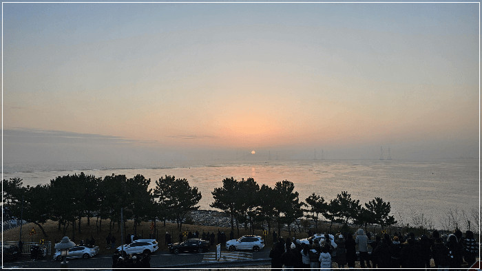 2024년 1월 1일 시화나래휴게소 일출1