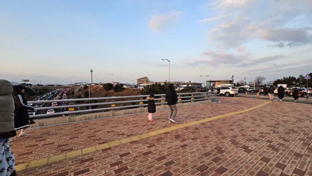 2025 새해 시화나래휴게소 추위