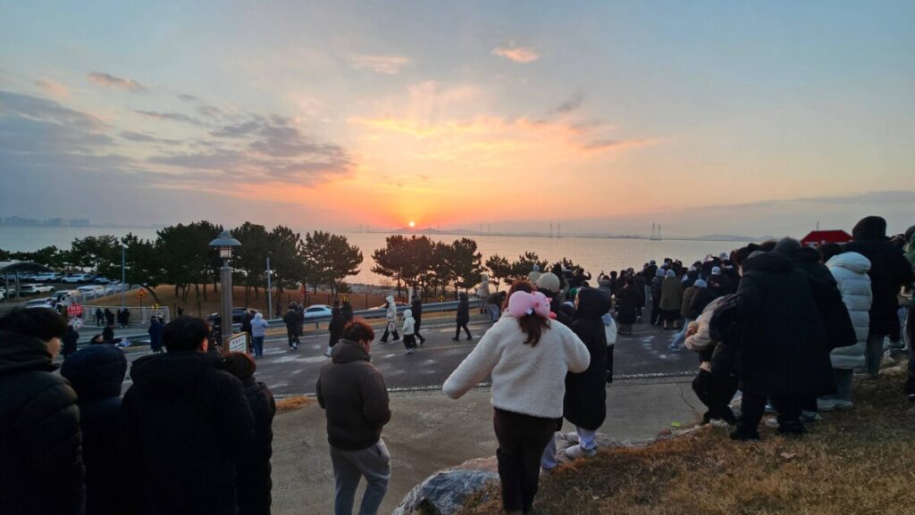 2025 새해 시화나래휴게소 해돋이3