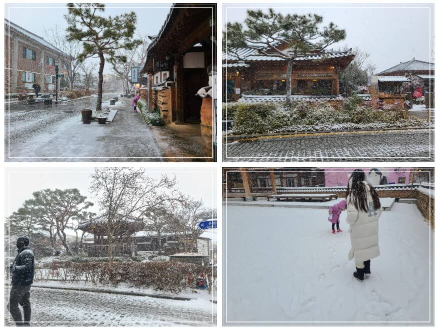 눈오는한옥마을